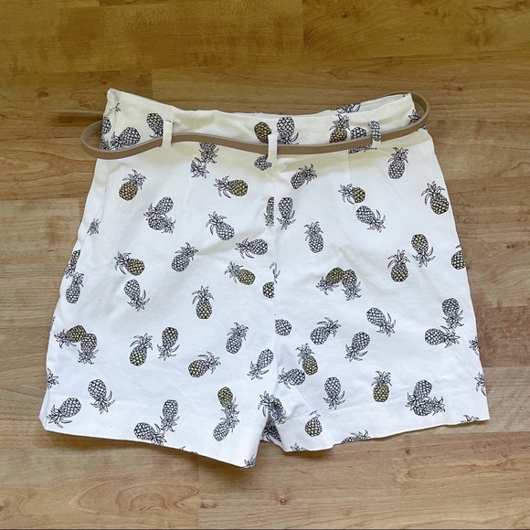 Zara Basic Collection Pineapple Bermuda Shorts - Picture 5 of 7